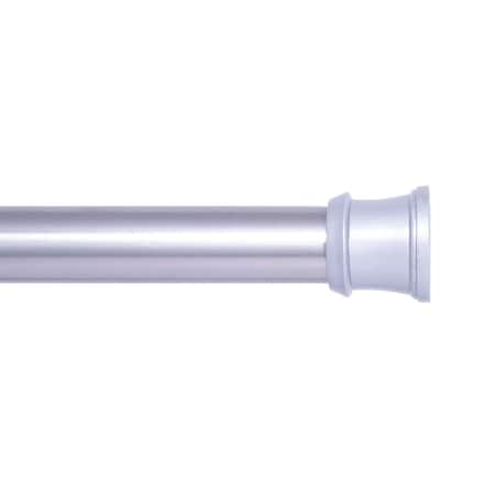 Kenney Mfg Twist & Fit No Tools 1in Tension Utility Rod, 42-72in, Brushed Nickel KNUTLYLC/18USNP